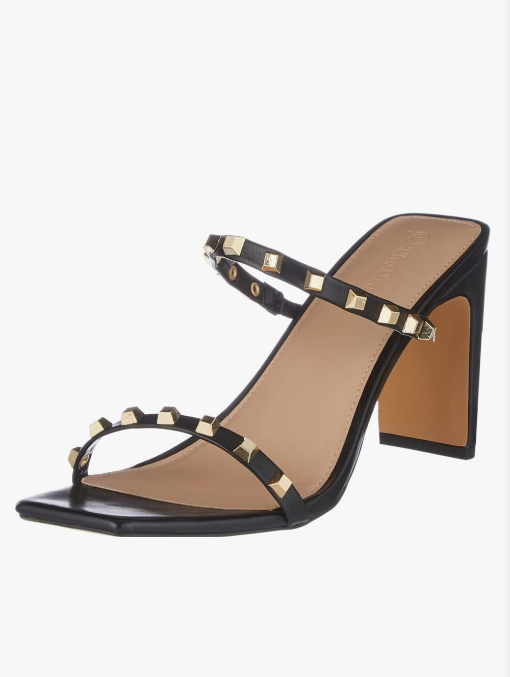 NWT The Drop Avery Black Studded Heel 9.5